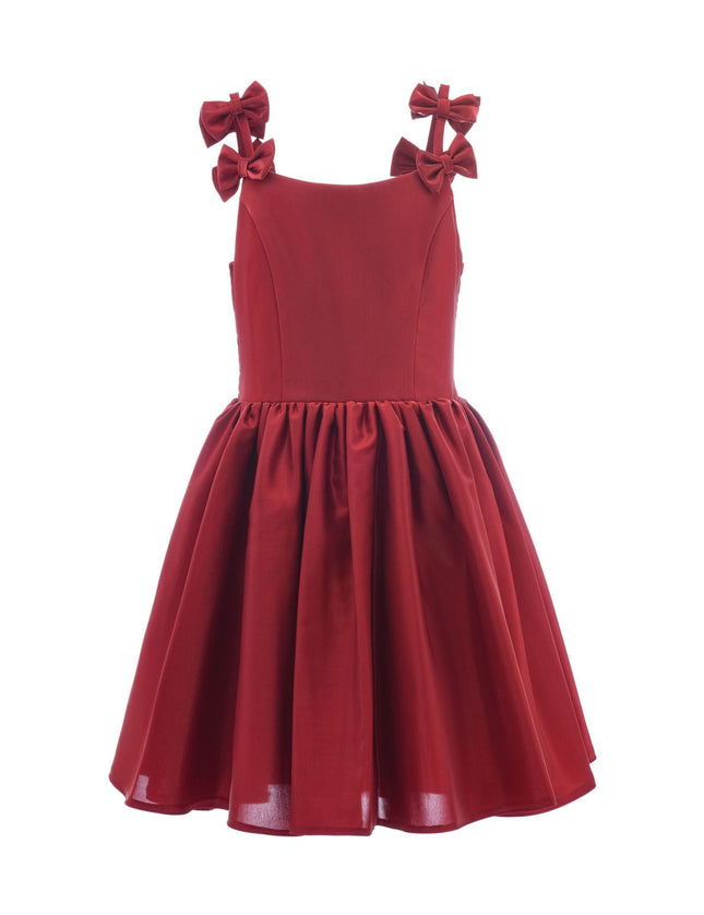 Kidsatelier-tulleen-TJ-3115-Red-bow-dumont-dress