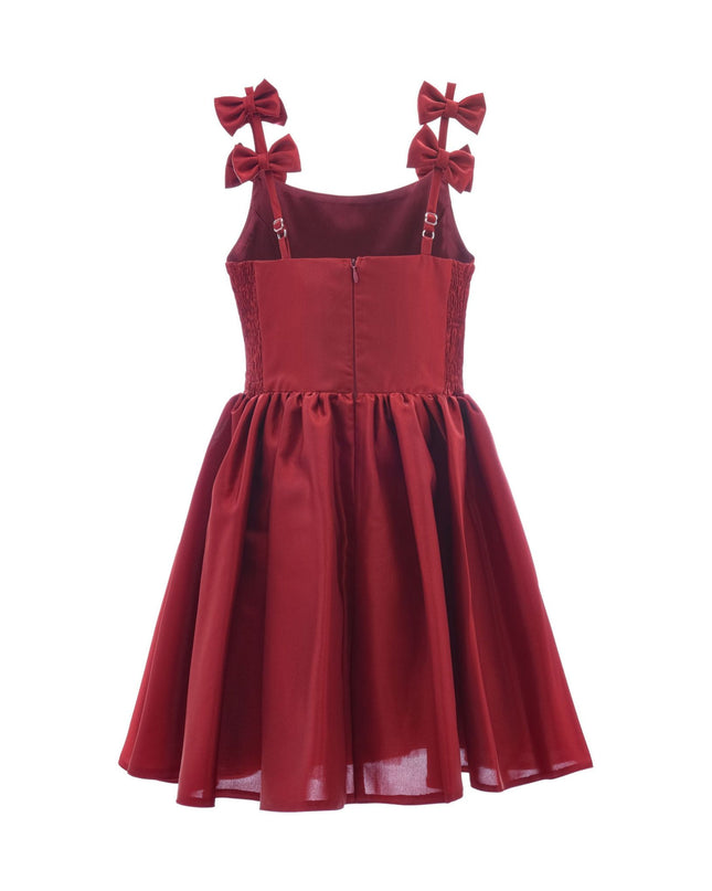 Kidsatelier-tulleen-TJ-3115-Red-bow-dumont-dress