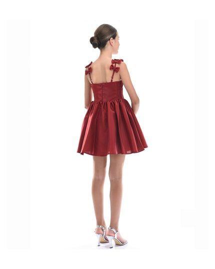 Kidsatelier-tulleen-TJ-3115-Red-bow-dumont-dress
