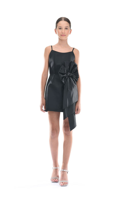 kids atelier tulleen Black Bow Livonia Dress