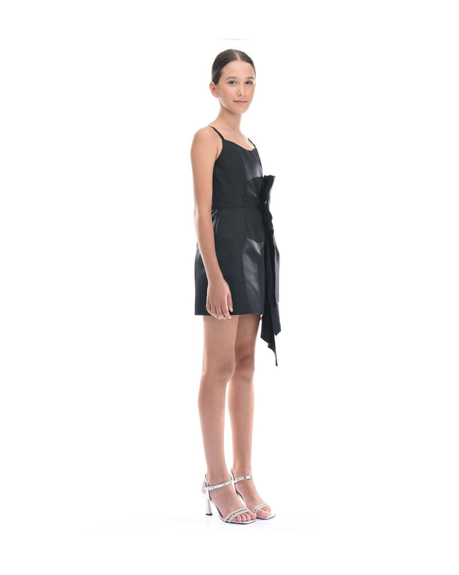 Kidsatelier-tulleen-TJ-3116-Black-bow-livonia-dress