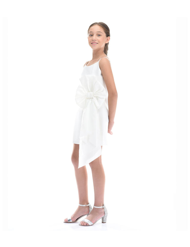 kidsatelier-tulleen-TJ-3116-White-bow-livonia-dress