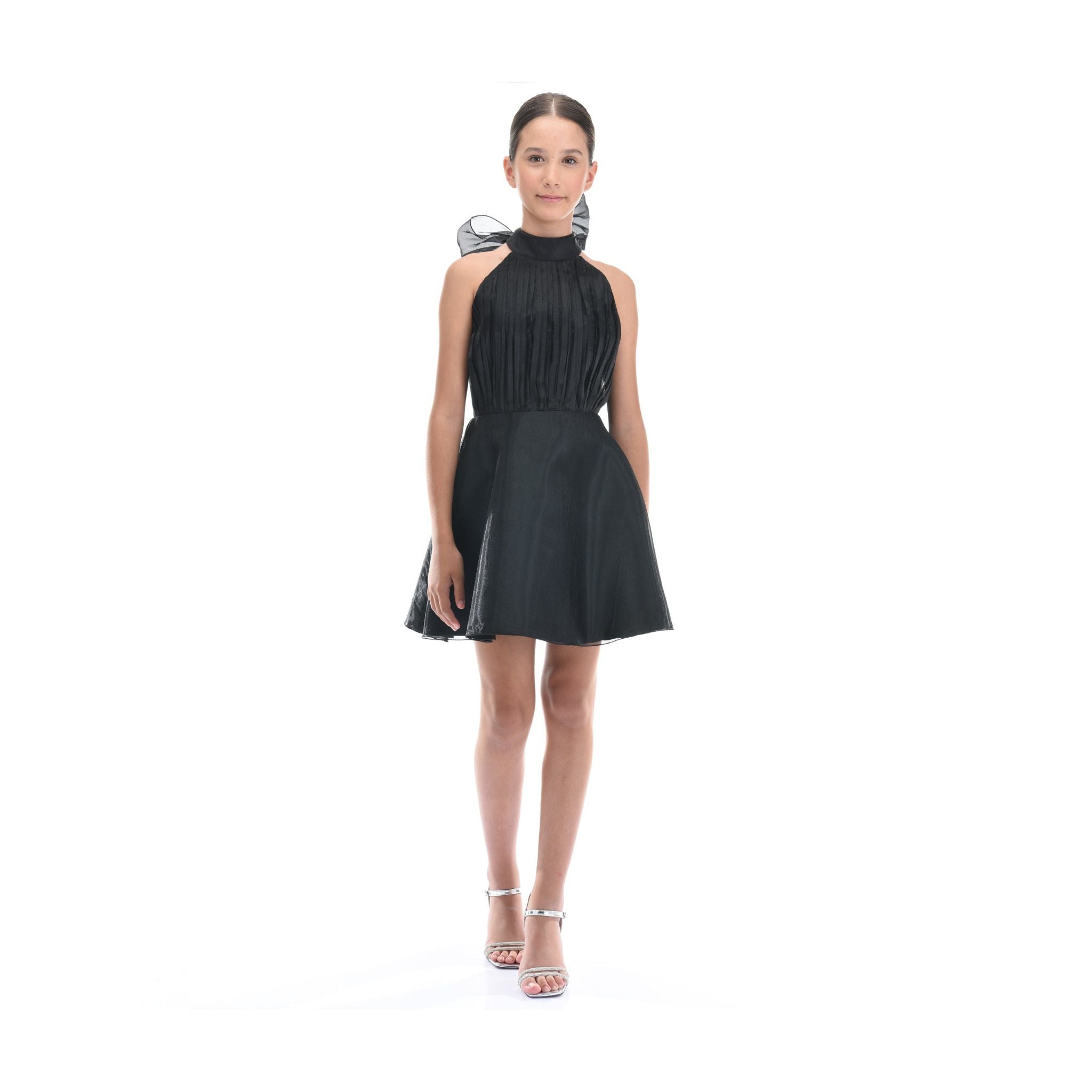 ジャケット・アウター Treat Girl's tulle frill jersey Amazon.com: Girls' Dress Solid Color Long Sleeve Hanging