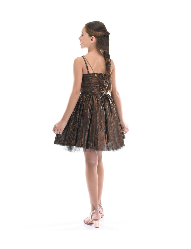 Kidsatelier-tulleen-TJ-3120-Bronze-gianotta-strapped-dress