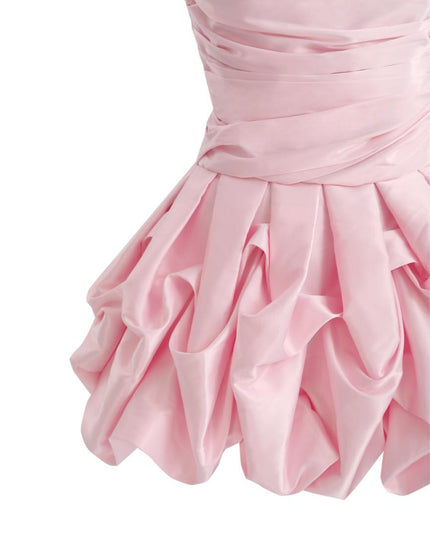 kids atelier tulleen Light Pink Strapless Satin Dress