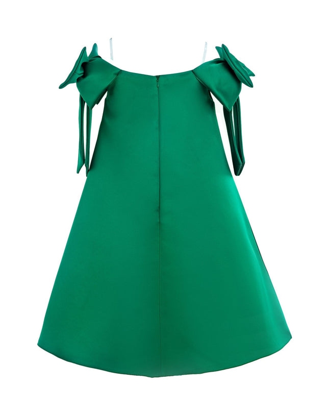 kidsatelier-tulleen-TMC-24005-Green-luneta-off-shoulder-bow-dress