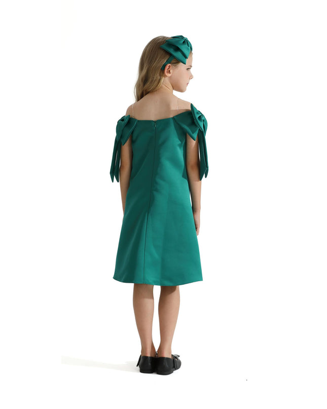 kidsatelier-tulleen-TMC-24005-Green-luneta-off-shoulder-bow-dress