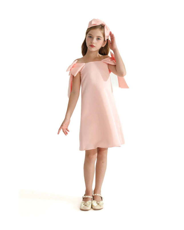 kidsatelier-tulleen-TMC-24005-Pink-luneta-off-shoulder-bow-dress