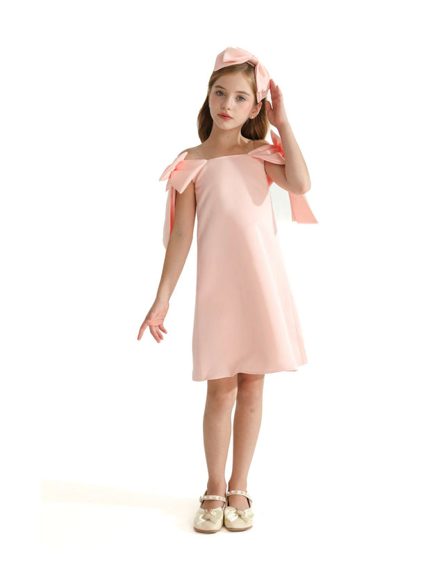 kidsatelier-tulleen-TMC-24005-Pink-luneta-off-shoulder-bow-dress