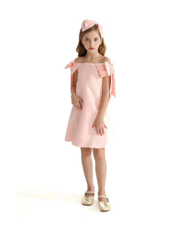 kidsatelier-tulleen-TMC-24005-Pink-luneta-off-shoulder-bow-dress