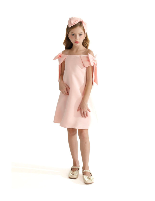 kidsatelier-tulleen-TMC-24005-Pink-luneta-off-shoulder-bow-dress