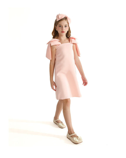 kidsatelier-tulleen-TMC-24005-Pink-luneta-off-shoulder-bow-dress