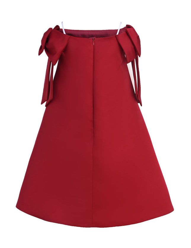 kidsatelier-tulleen-TMC-24005-Red-luneta-off-shoulder-bow-dress