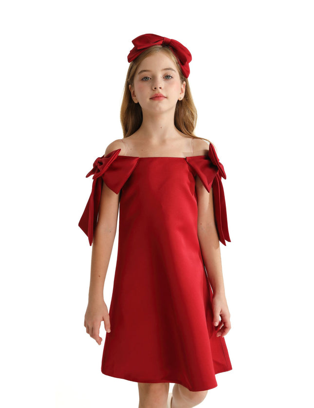 kidsatelier-tulleen-TMC-24005-Red-luneta-off-shoulder-bow-dress