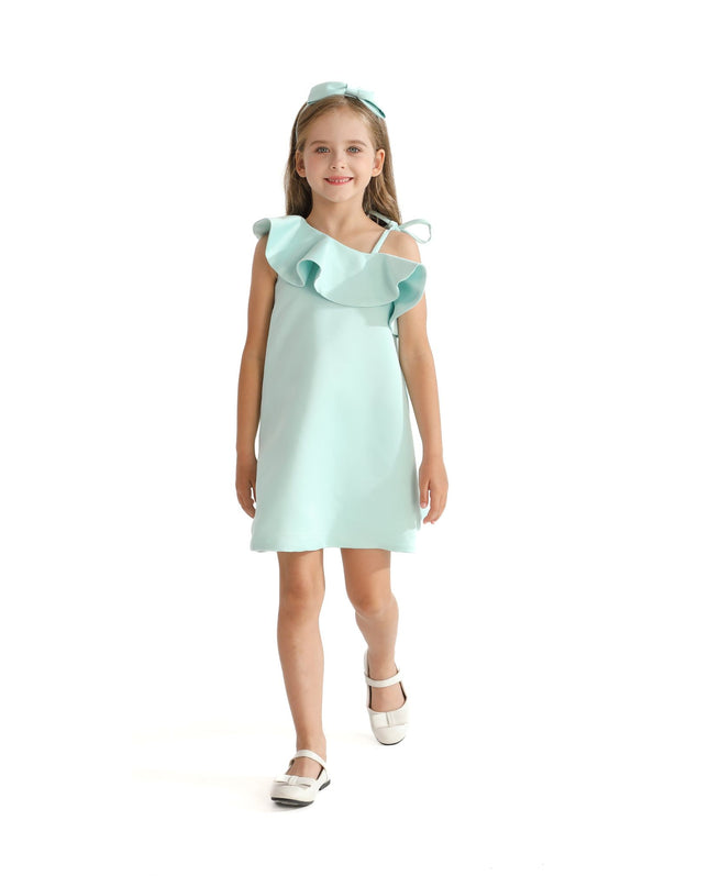 kidsatelier-tulleen-TMC-24006-Green-petulla-off-shoulder-ruffle-dress