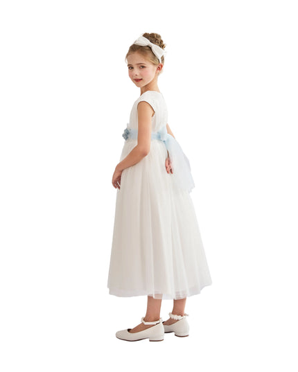 tulleen White Cavella Lace Dress