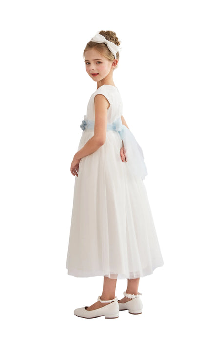 tulleen White Cavella Lace Dress