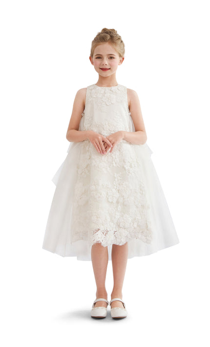 kids atelier tulleen White Zeloria Formal Dress