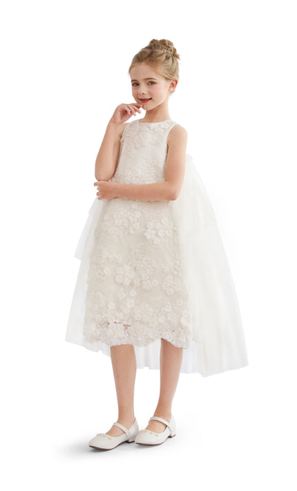 kids atelier tulleen White Zeloria Formal Dress