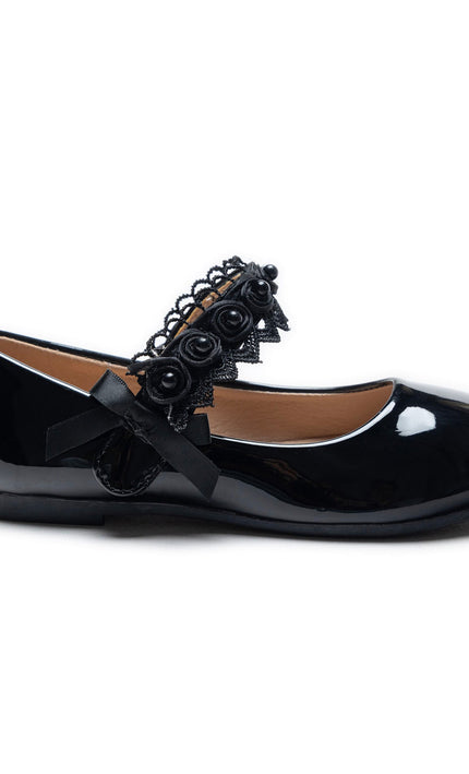 kidsatelier-Tulleen-Black-Patent-Rose-Pearl-Doily-Flats