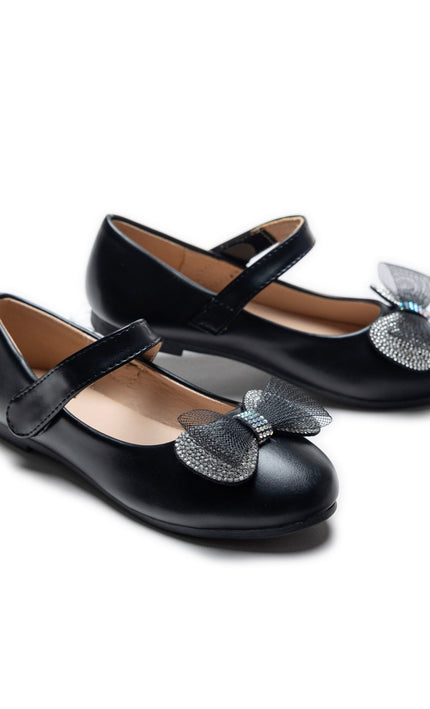 kidsatelier-tulleen-Black-Lydia-Bow-Flats