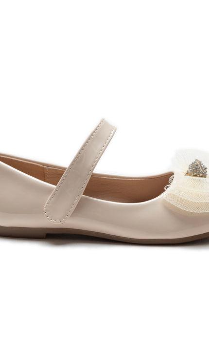 kidsatelier-tulleen-Cream-Lucille-Bow-Flats
