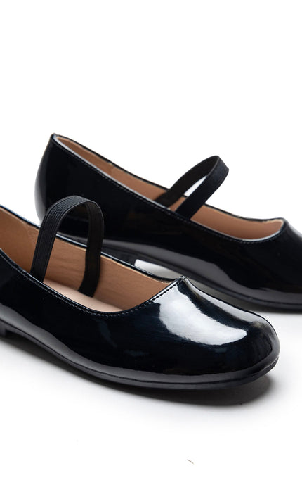 kidsatelier-tulleen-Black-Satin-Colette-Flats