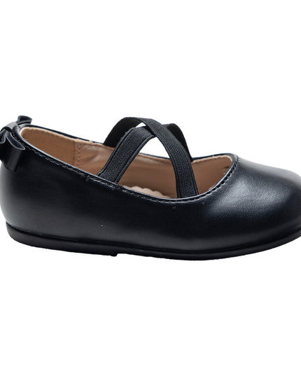 kidsatelier-tulleen-Black-Charmed-Cross-Banded-Ribbon-Flats
