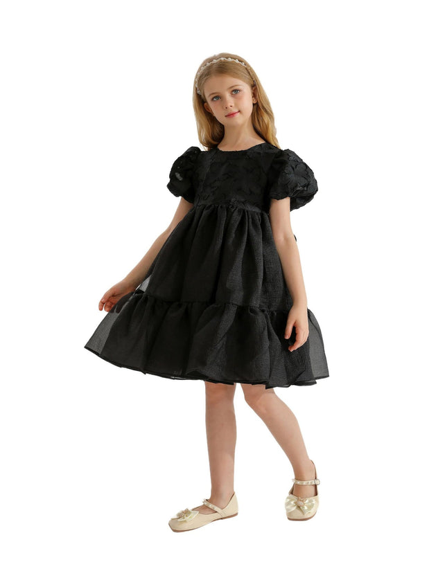 Kidsatelier-tulleen-TT1227-Black-winona-floral-teacup-dress