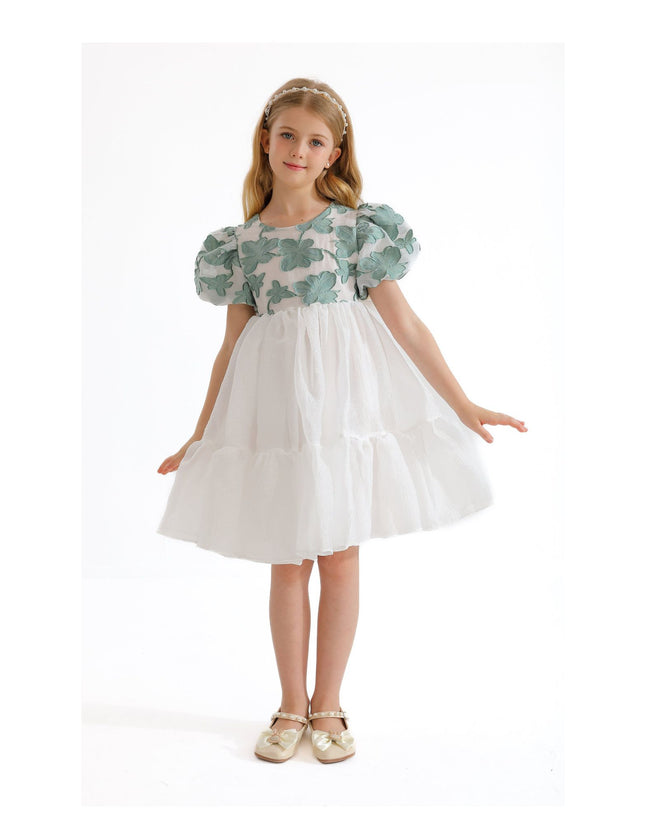 kidsatelier-tulleen-TT1227-Green-winona-floral-teacup-dress