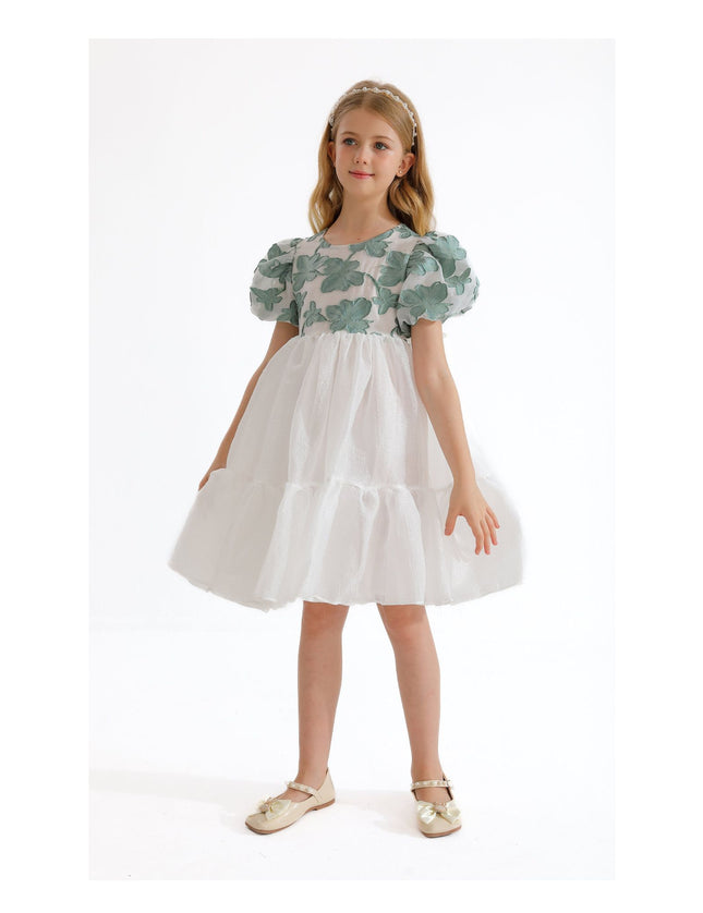 kidsatelier-tulleen-TT1227-Green-winona-floral-teacup-dress