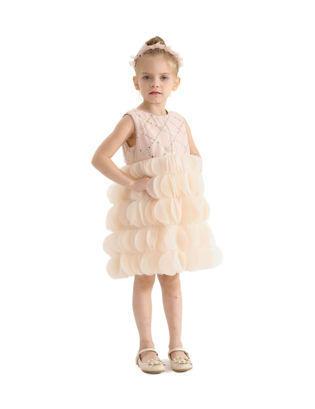 Kidsatelier-tulleen-TT5589-Pink-dionne-tiered-tulle-dress