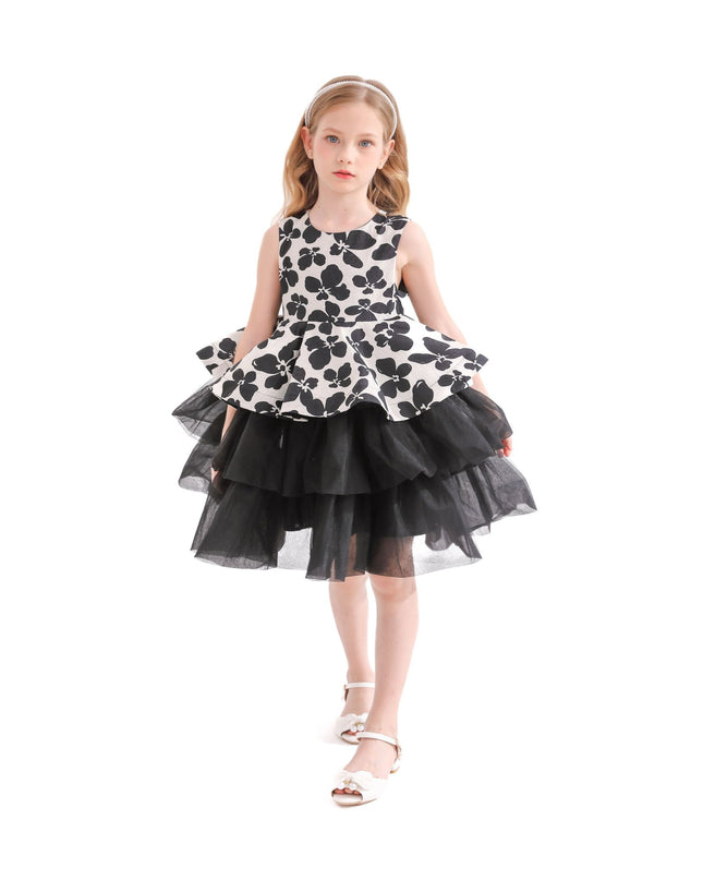 kidsatelier-tulleen-TT7127-Black-nazareen-floral-tiered-dress