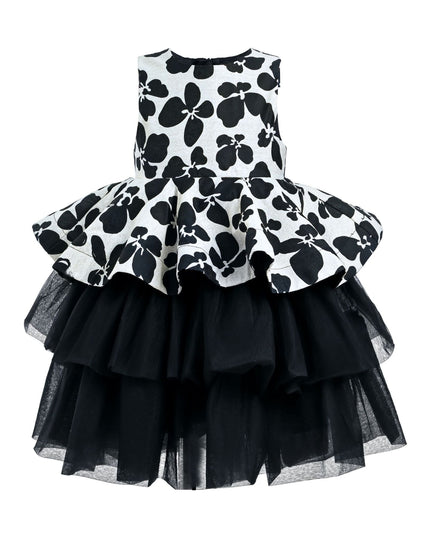 kidsatelier-tulleen-TT7127-Black-nazareen-floral-tiered-dress