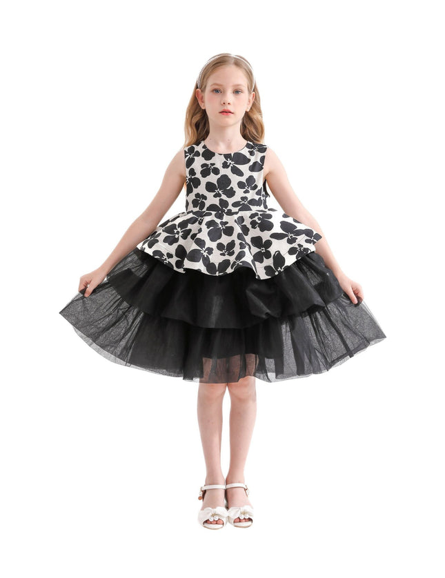 kidsatelier-tulleen-TT7127-Black-nazareen-floral-tiered-dress