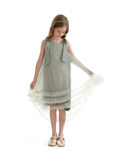 kidsatelier-tulleen-TT8289-Green-violeta-sleeveless-ruffle-overlay-dress