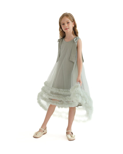 kidsatelier-tulleen-TT8289-Green-violeta-sleeveless-ruffle-overlay-dress