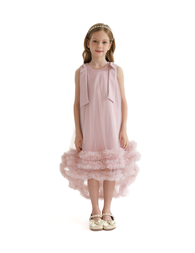 Kidsatelier-tulleen-TT8289-Pink-violeta-sleeveless-ruffle-overlay-dress