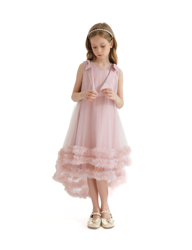 Kidsatelier-tulleen-TT8289-Pink-violeta-sleeveless-ruffle-overlay-dress