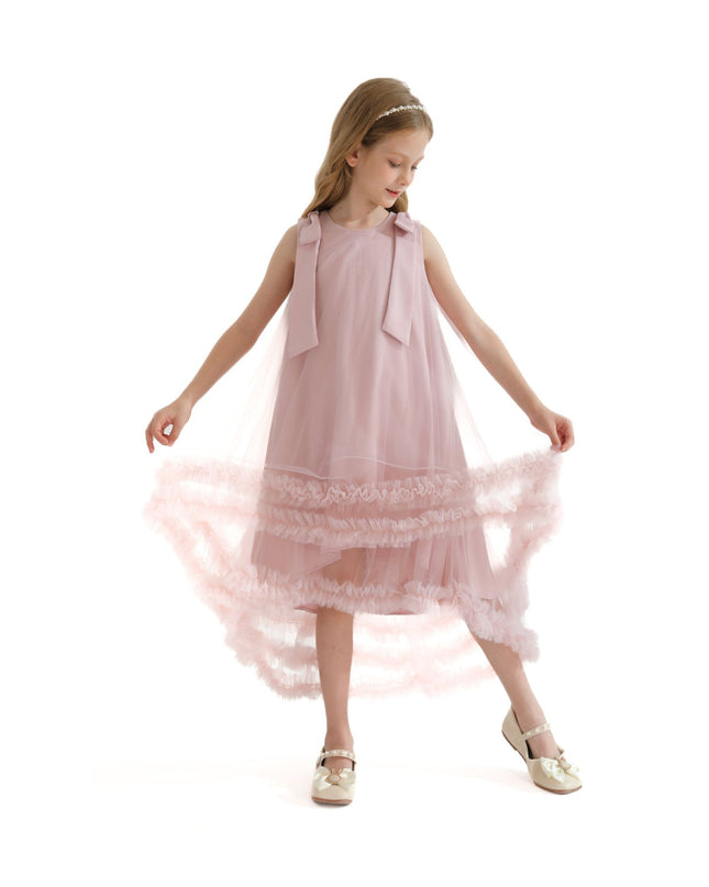 Kidsatelier-tulleen-TT8289-Pink-violeta-sleeveless-ruffle-overlay-dress