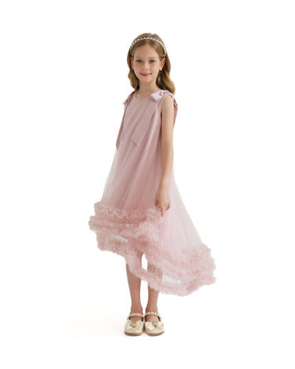 Kidsatelier-tulleen-TT8289-Pink-violeta-sleeveless-ruffle-overlay-dress