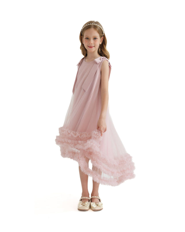 Kidsatelier-tulleen-TT8289-Pink-violeta-sleeveless-ruffle-overlay-dress