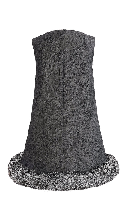 kids atelier tulleen Dark Gray Speckled Dress