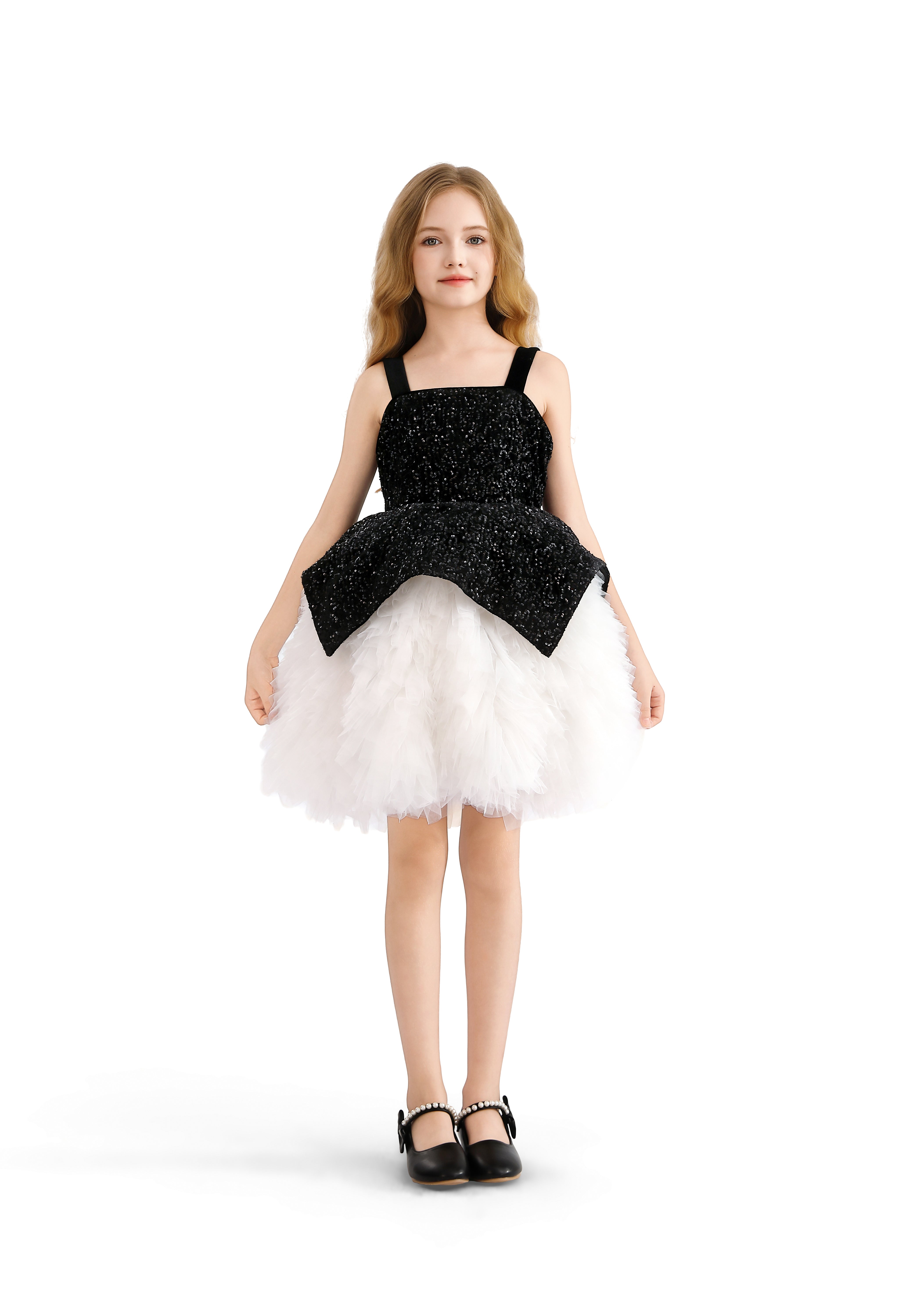 tulleen dresses Designed in a stunning black hue Tulleen pearl-trim Ribbon Dress |