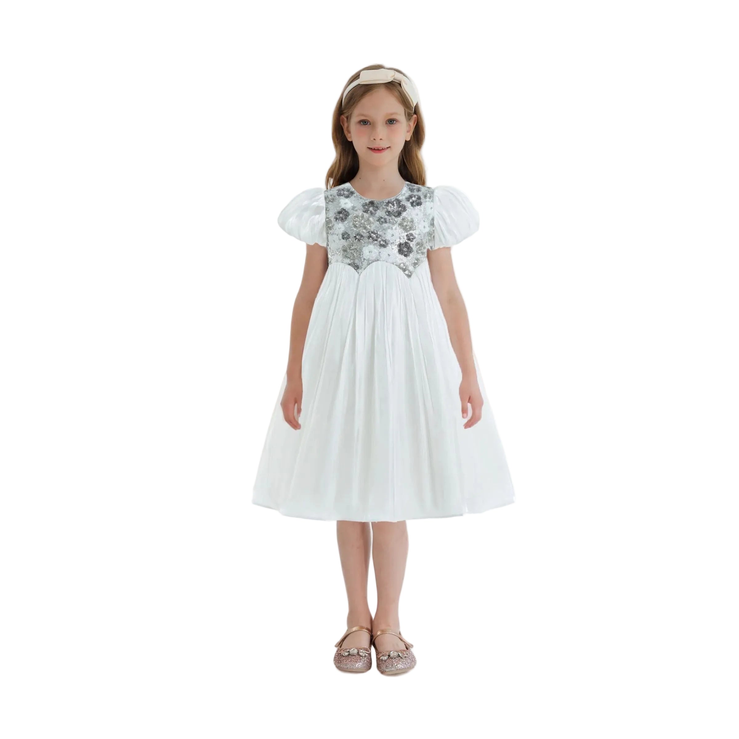 floral sequin tulle dress in white Tulle Needle And Thread White Gown Needle Thread Dream Garland Floral Sequin Tulle Gown Neiman Marcus