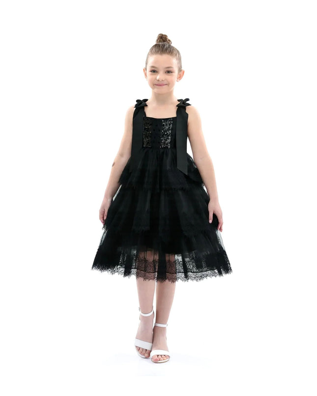 kidsatelier-tulleen-TUD52021-black-ruffle-sleeveless-bow-dress