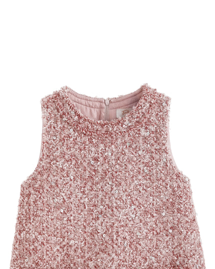 kids atelier tulleen Pink Sequin & Tulle Party Dress