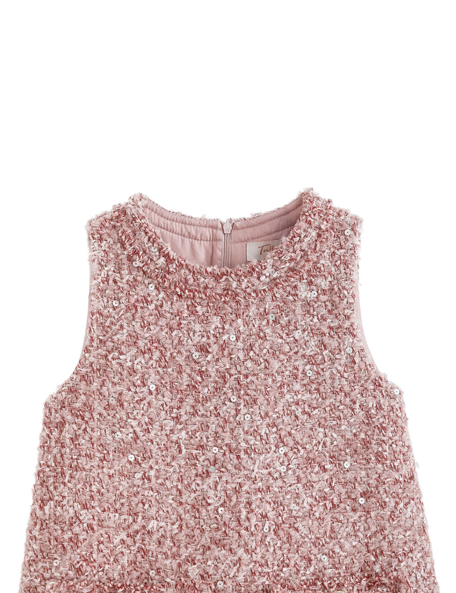 kids atelier tulleen Pink Sequin & Tulle Party Dress