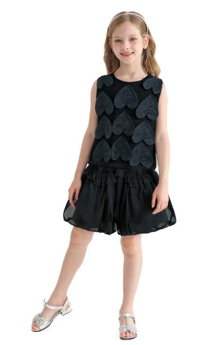 kidsatelier-tulleen-black-hearts-sleeveless-shorts-set