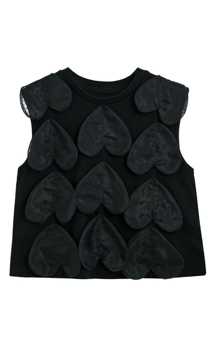 kidsatelier-tulleen-black-hearts-sleeveless-shorts-set
